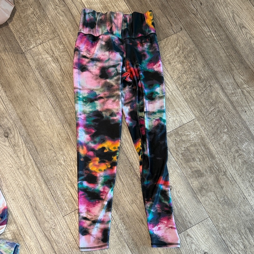 Colorful Tie-Dye Terez Leggings